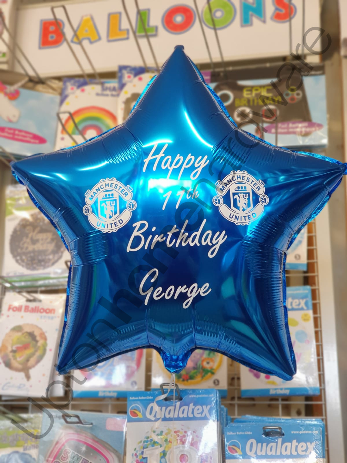 Personalised Blue Star